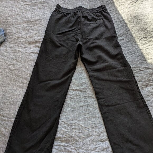 COS black wool pull on pants - Picture 3 of 5